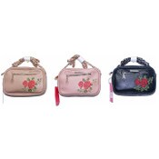 Wholesale - RAMPAGE EMBROIDERED CROSSBODY BAG 3-ASST COLORS C/P 12